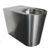KWC Stainless Steel Accessible Floor Mounted Toilet Pan