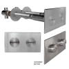 Delabie Through Wall Timed Flow Dual Basin Control Valve