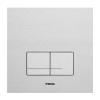 Wisa XS Delos Push Panel Dual Flush - Natural Aluminium