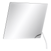 Delabie Tilting Mirror With Long Ergonomic Lever